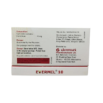 Evermil 10mg tablet packaging details